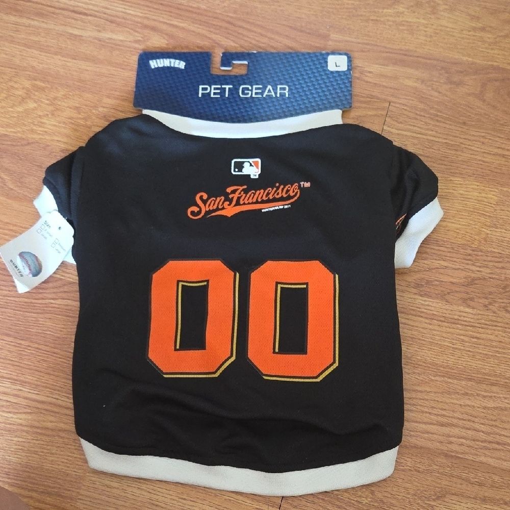 MLB San Fransisco Giants Dog Jersey Sz Large NWT Offical Licensed Apparel